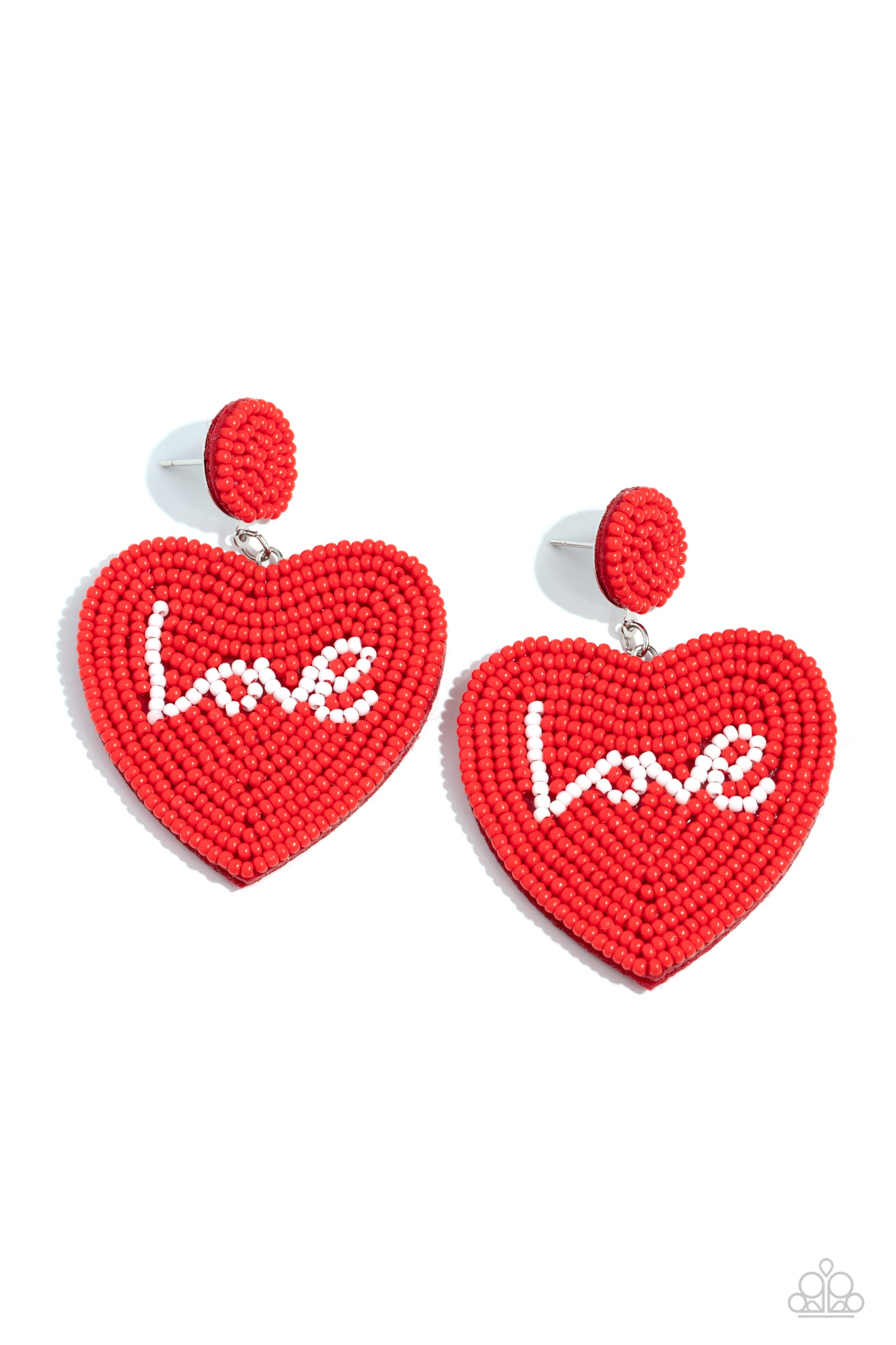Sweet Seeds Red Heart Earrings - Jewelry by Bretta