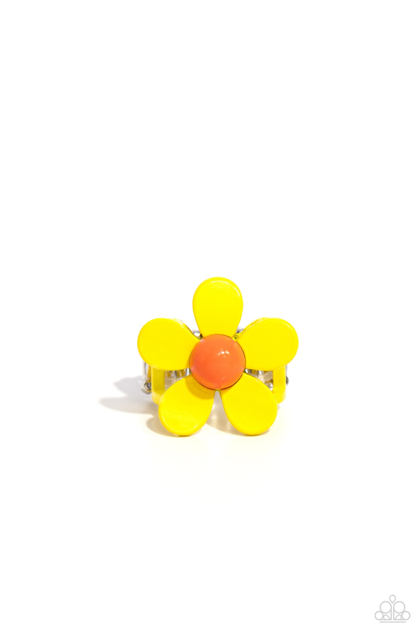 Groovy Genre Yellow Ring - Jewelry by Bretta