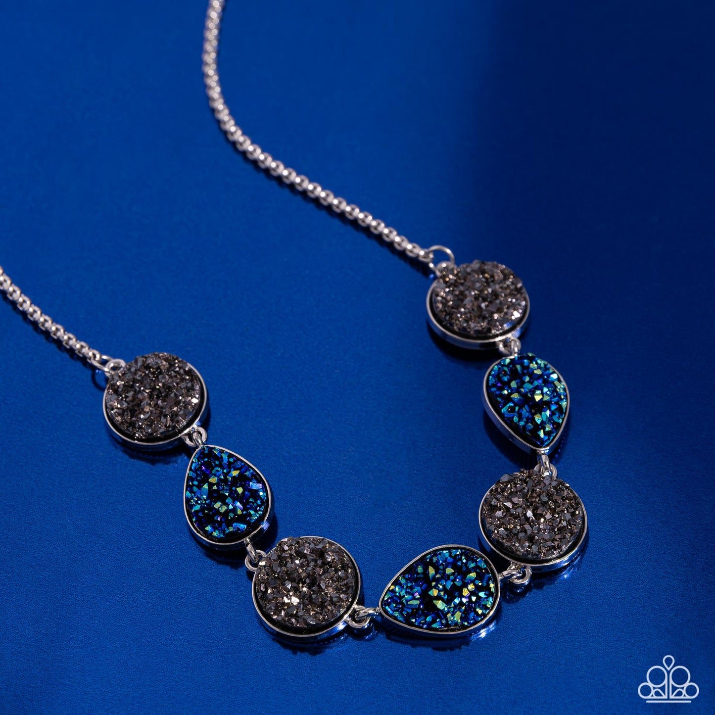 Druzy Demand Silver Necklace - Jewelry by Bretta