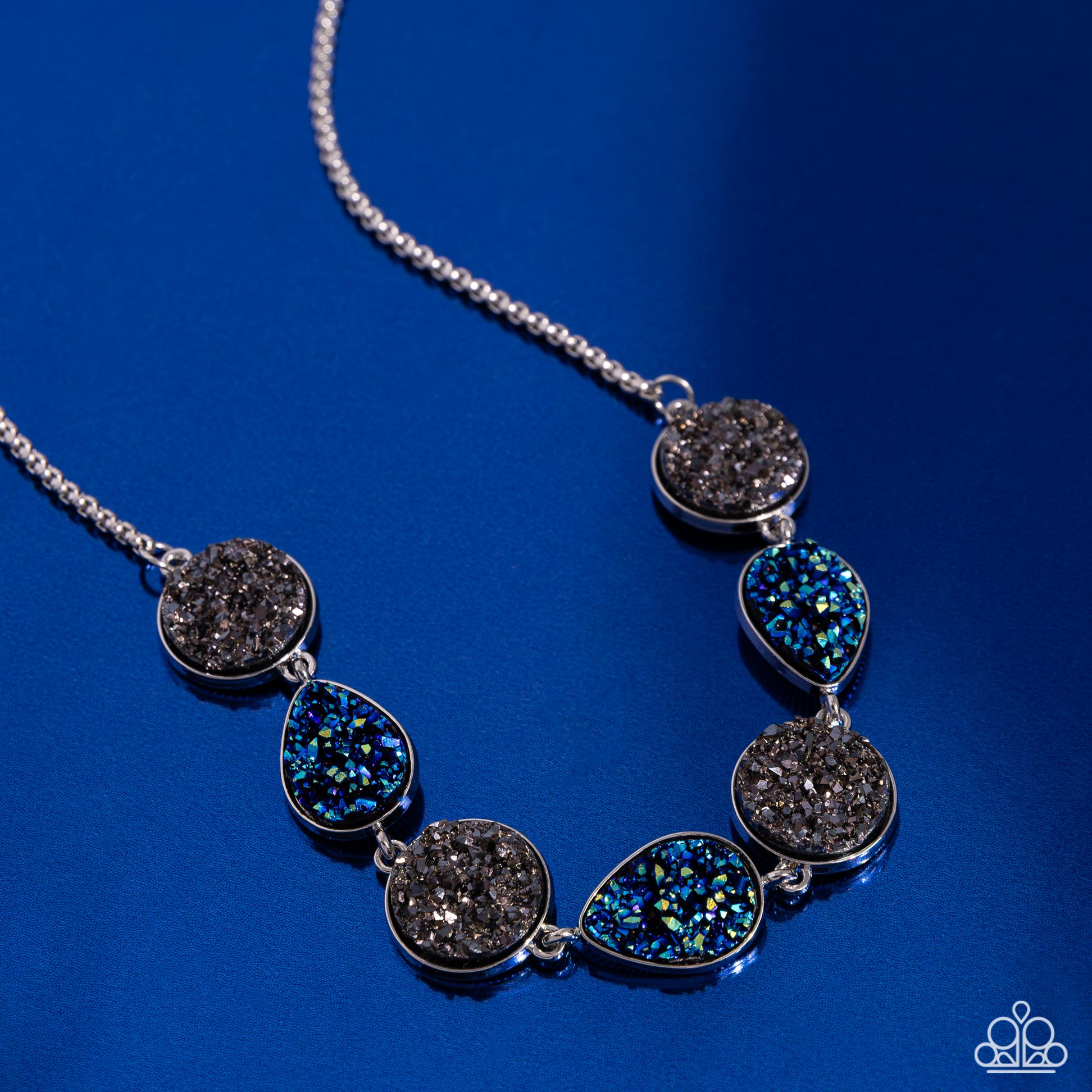 Druzy Demand Silver Necklace - Jewelry by Bretta