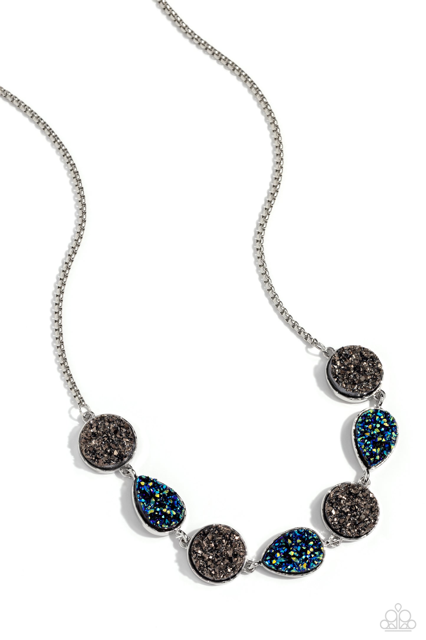 Druzy Demand Silver Necklace - Jewelry by Bretta