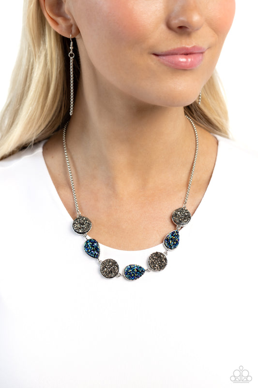 Druzy Demand Silver Necklace - Jewelry by Bretta