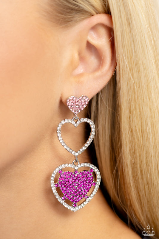 Couples Celebration Pink Earrings - Jewelry by Bretta