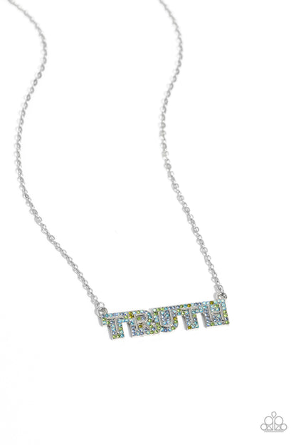 Truth Trinket Blue Necklace - Jewelry by Bretta