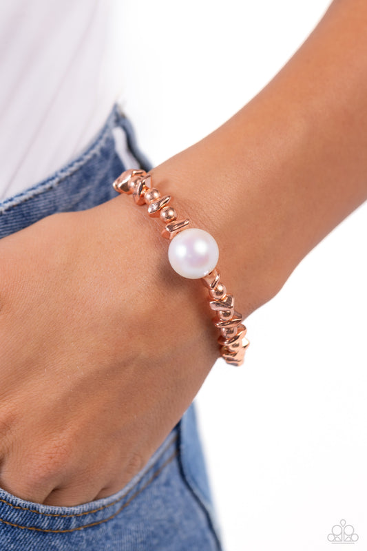 Chiseled Class Copper Bracelet - Jewelry by Bretta