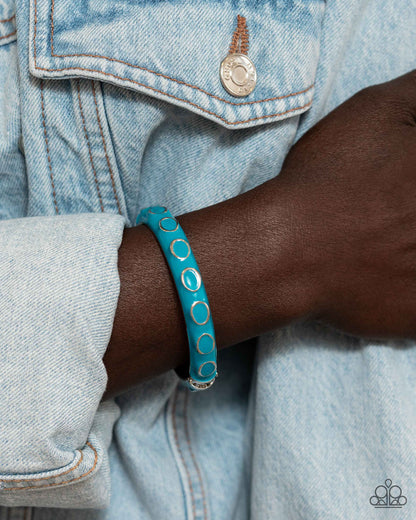 Delightful Diversion Blue Bracelet - Jewelry by Bretta