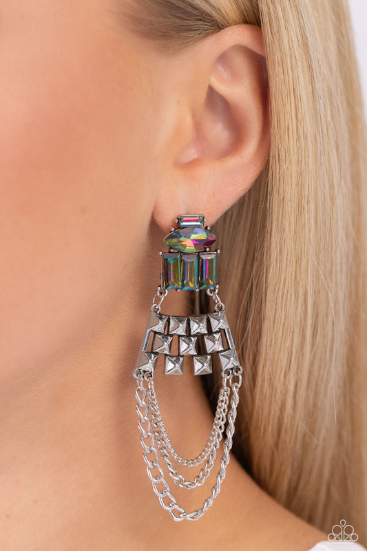 Dangling Art Deco Multi Earrings - Jewelry by Bretta
