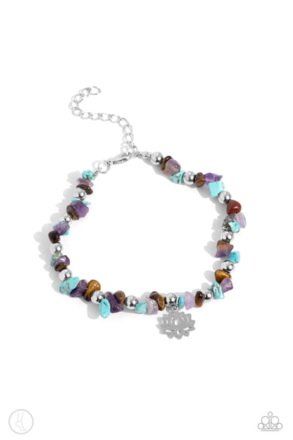 Lotus Landslide Multi Anklet - Jewelry by Bretta