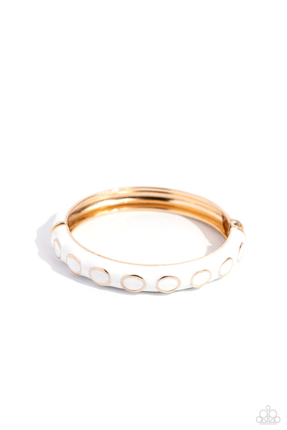 Delightful Diversion White Bracelet - Jewelry by Bretta