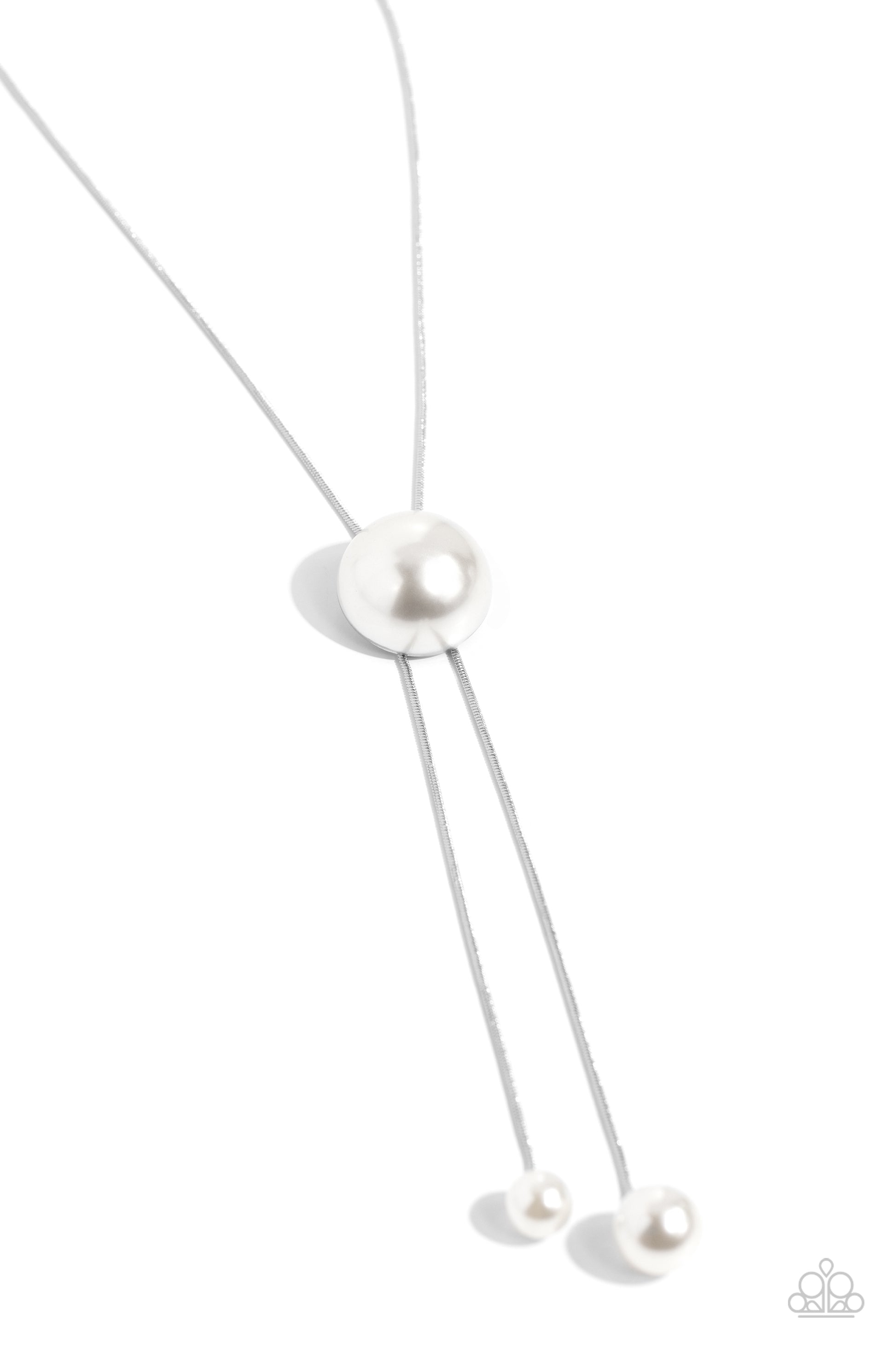Corporate Couture White Necklace - Jewelry by Bretta