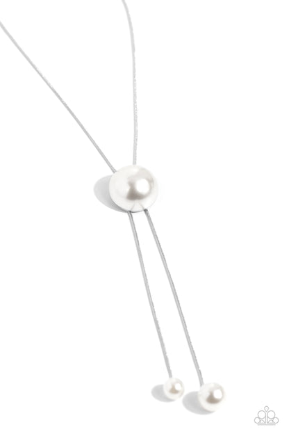 Corporate Couture White Necklace - Jewelry by Bretta