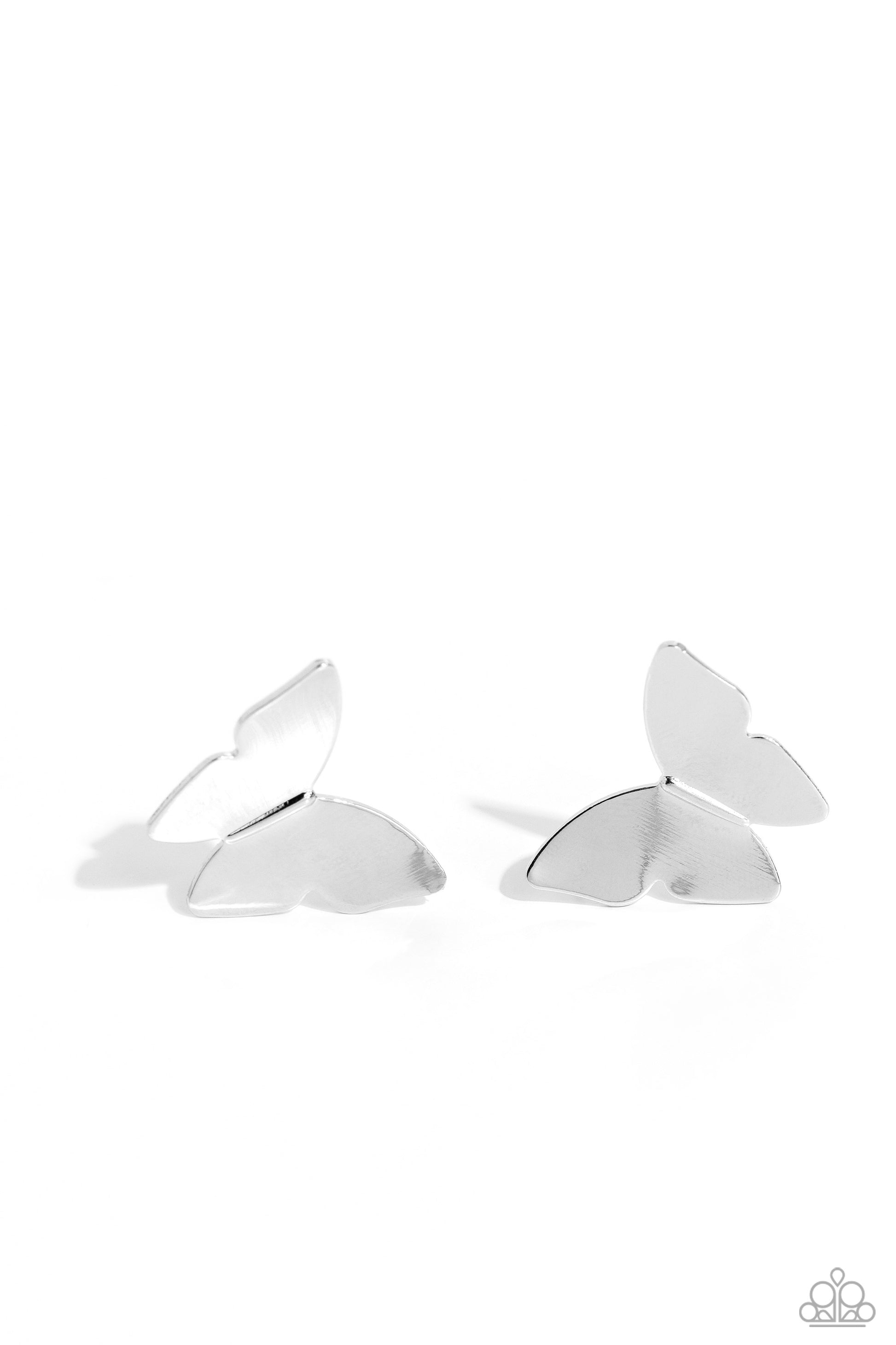 Butterfly Beholder Silver Earrings - Jewelry by Bretta