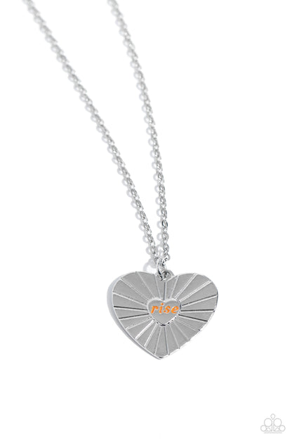 Elevated Embrace Orange Necklace - Jewelry by Bretta