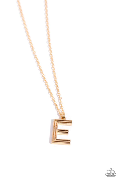 Leave Your Initials - Gold - E- Jewelry By Bretta