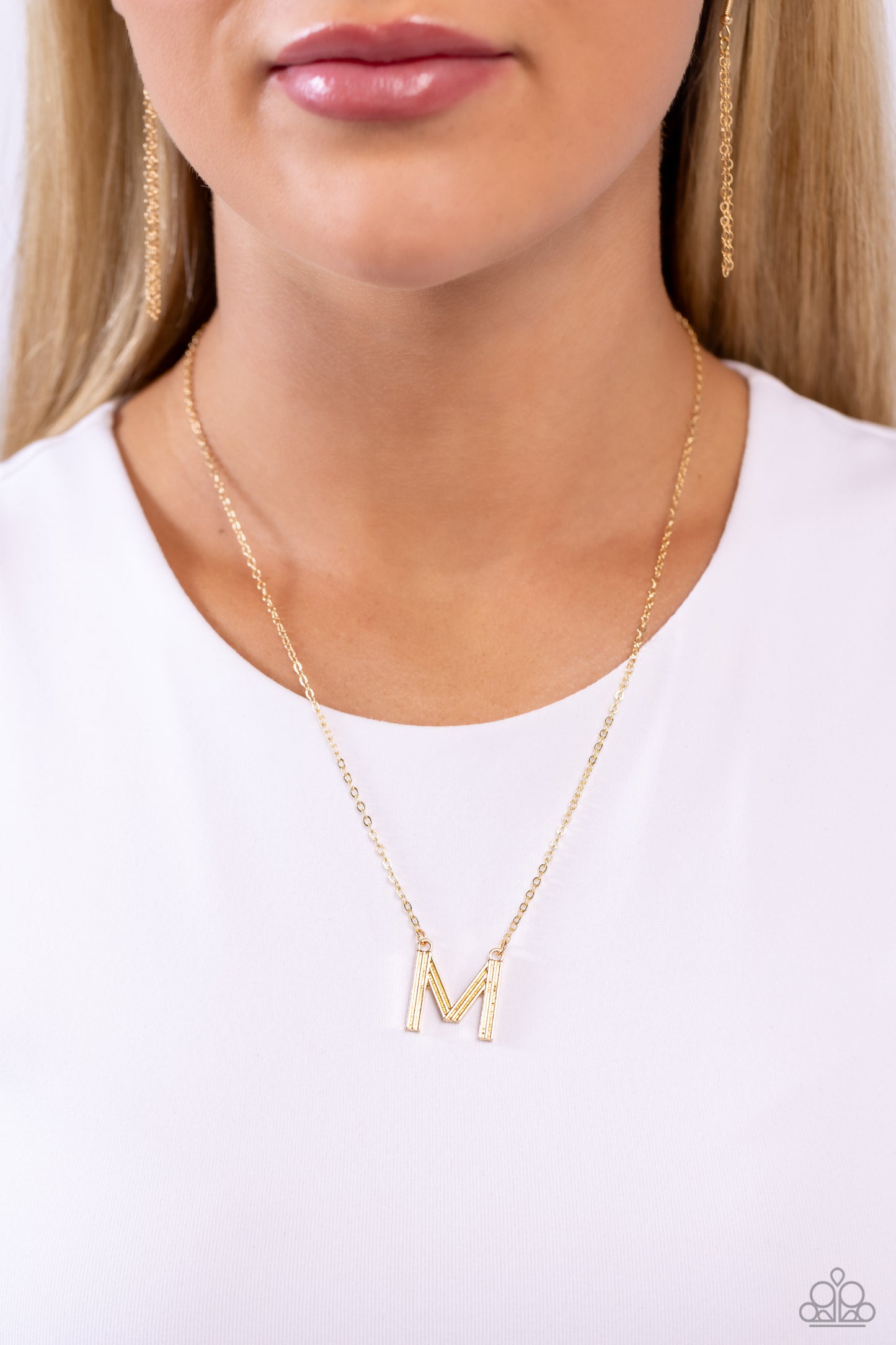 Leave Your Initials - Gold - M- Jewelry By Bretta