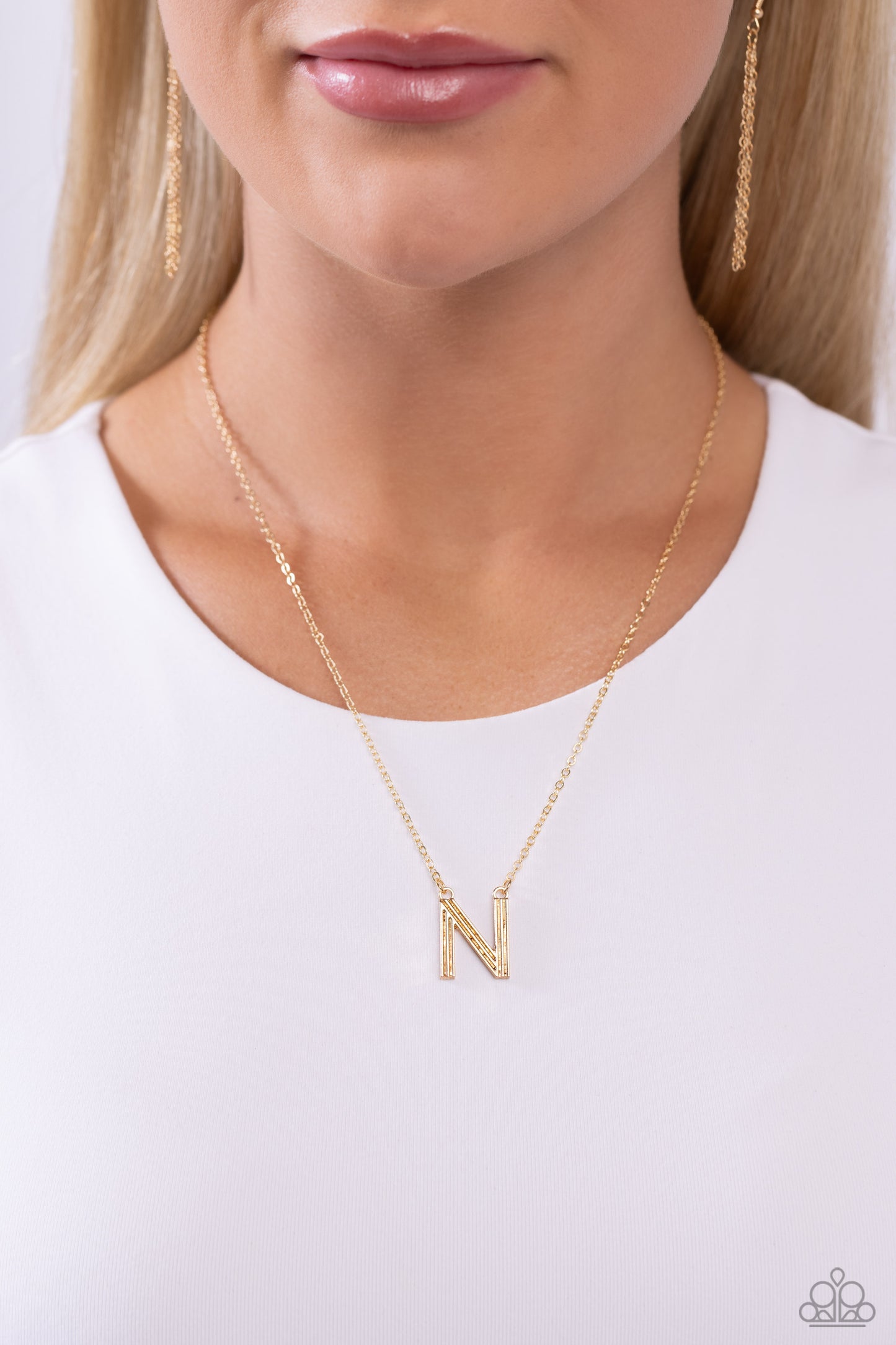 Leave Your Initials - Gold - N- Jewelry By Bretta