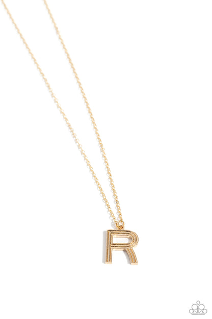 Leave Your Initials - Gold - R-Jewelry By Bretta