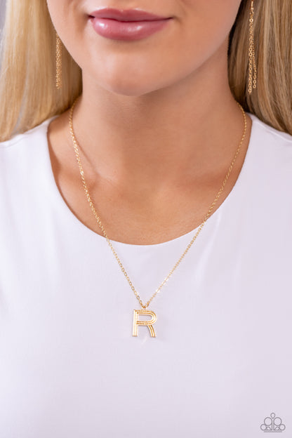 Leave Your Initials - Gold - R-Jewelry By Bretta