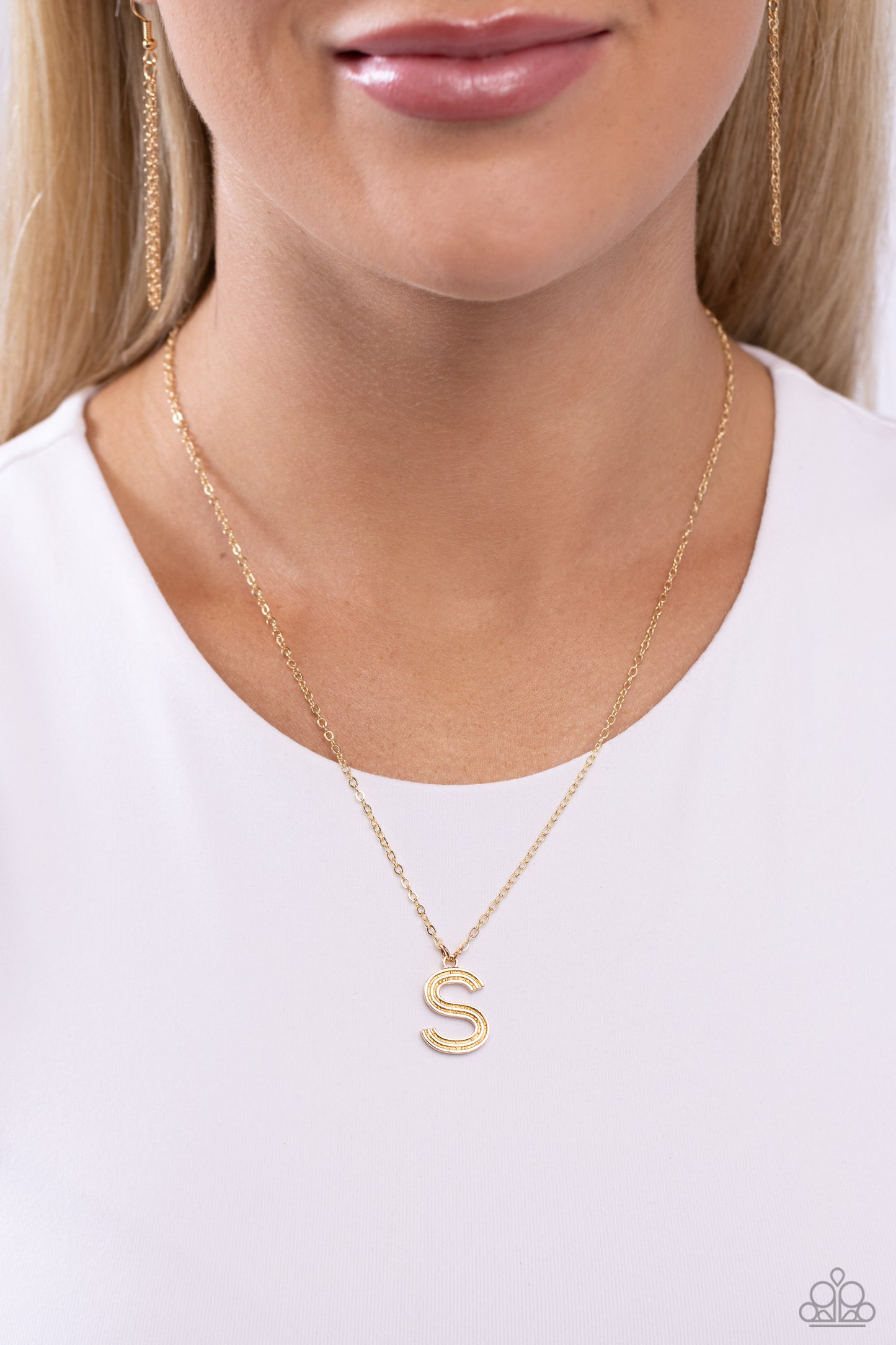 Leave Your Initials - Gold - S- Jewelry By Bretta
