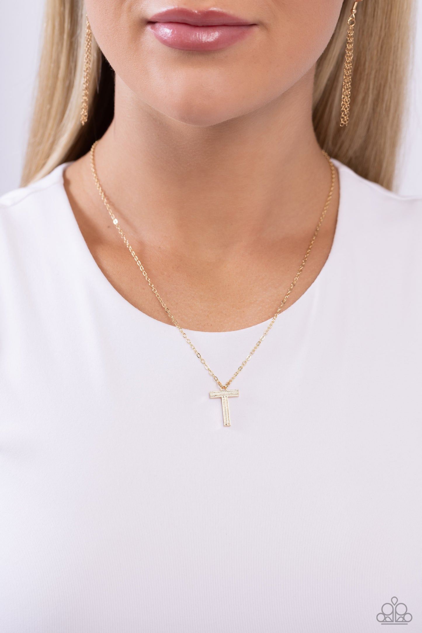 Leave Your Initials - Gold - T- Jewelry By Bretta