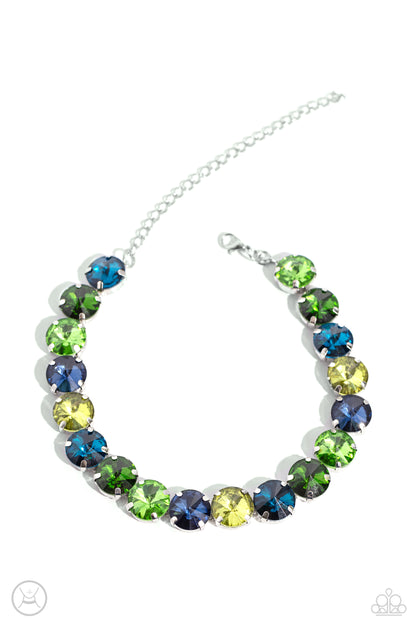 Alluring A-Lister Green Necklace - Jewelry by Bretta
