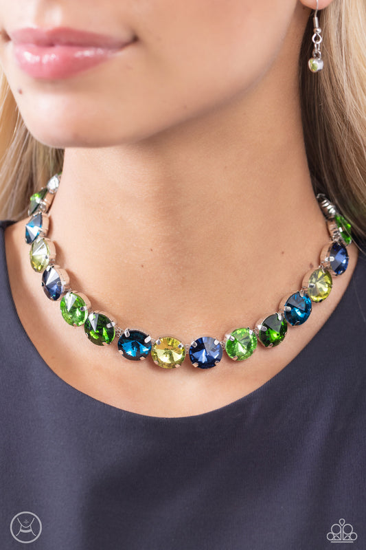 Alluring A-Lister Green Necklace - Jewelry by Bretta