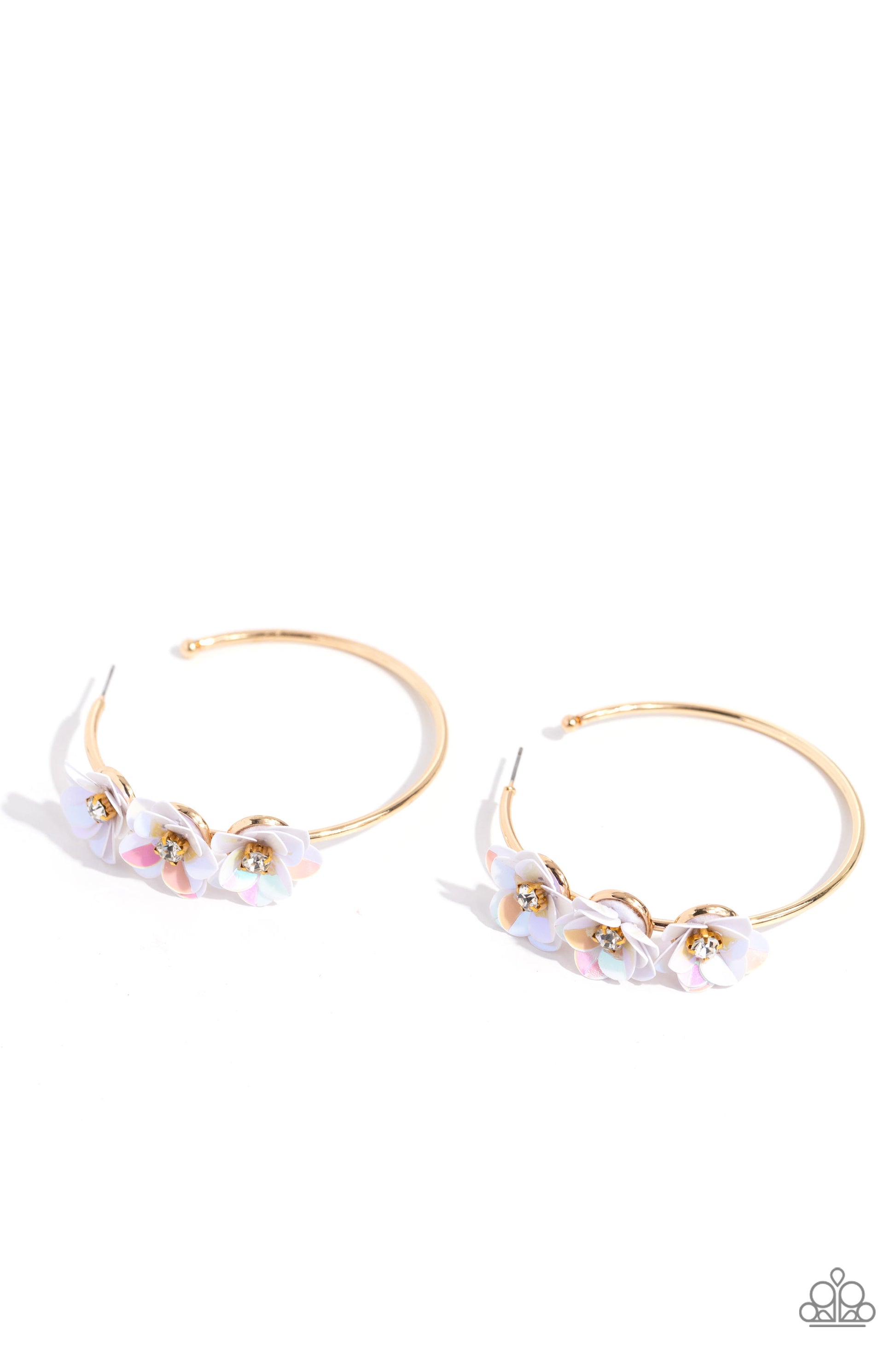 Ethereal Embellishment Gold Earrings - Jewelry by Bretta