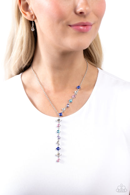 Diagonal Daydream Multi Necklace - Jewelry by Bretta