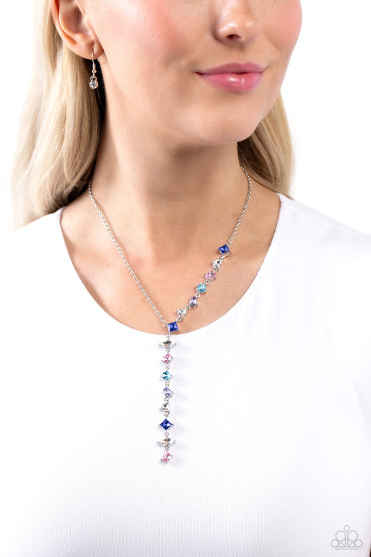 Diagonal Daydream Multi Necklace - Jewelry by Bretta
