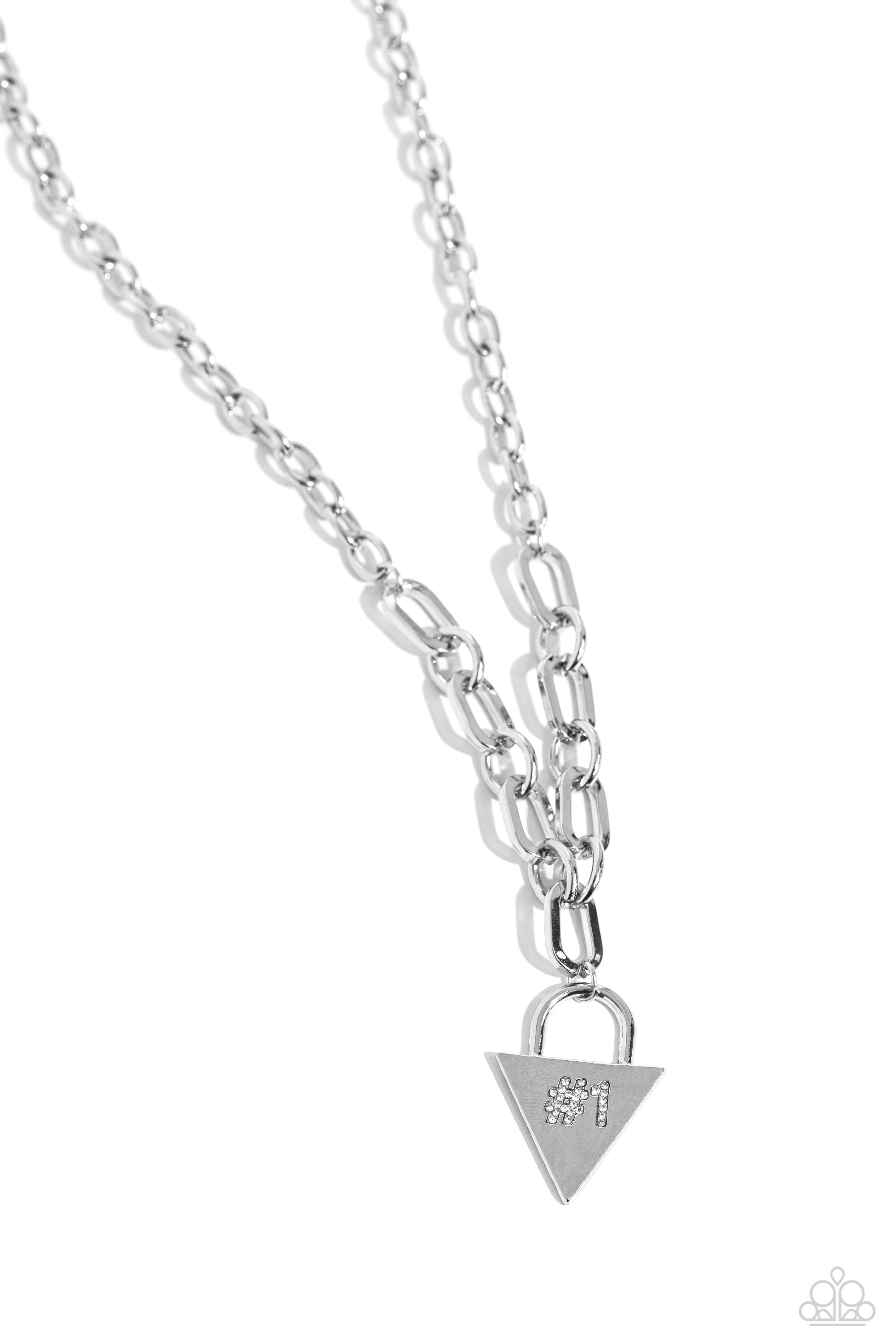 Rock Star Sparkle White Necklace - Jewelry by Bretta