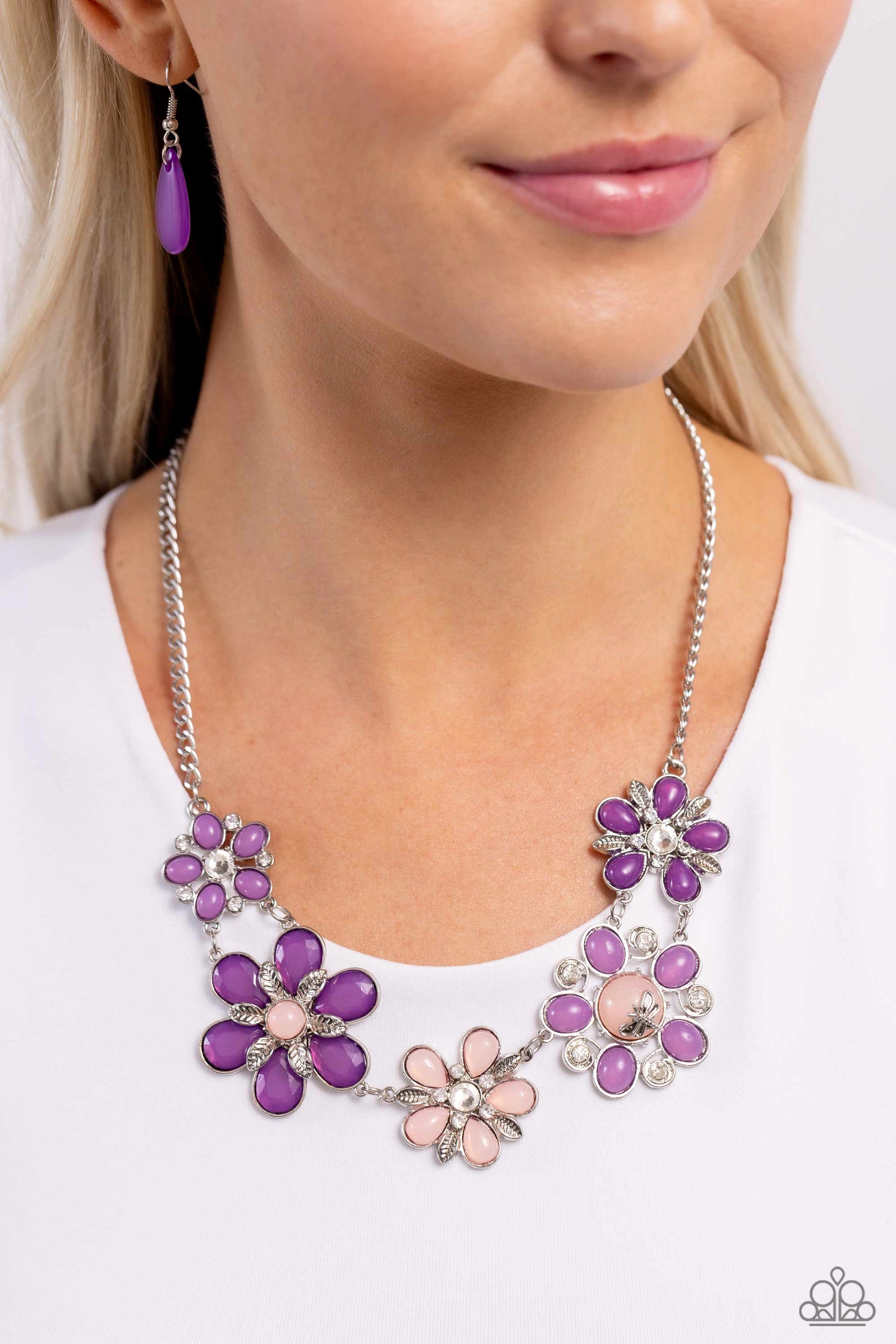 Dragonfly Decadence Purple Necklace - Jewelry by Bretta