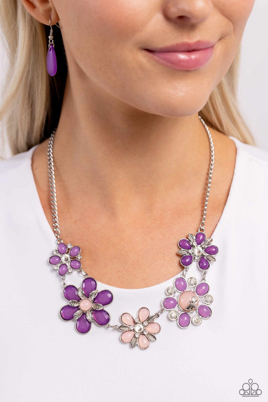 Dragonfly Decadence Purple Necklace - Jewelry by Bretta