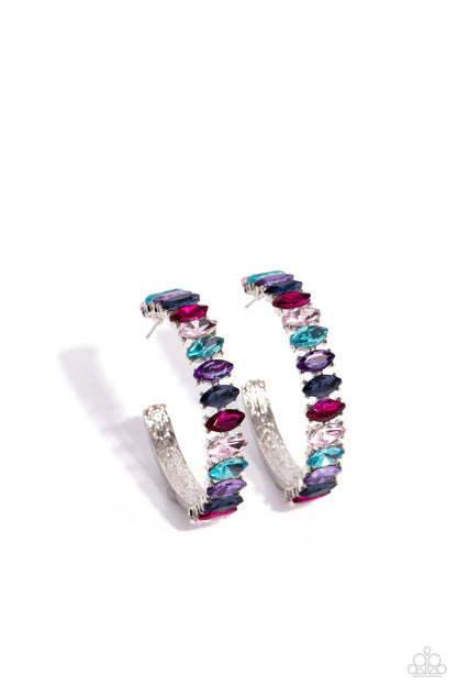 Rainbow Range Multi Hoop Earrings - Jewelry by Bretta