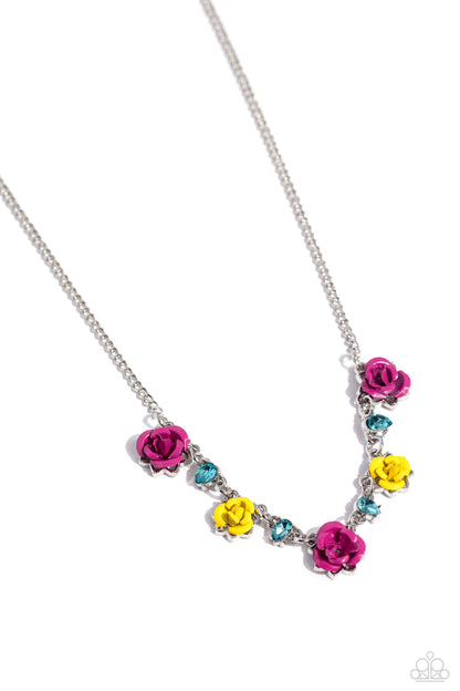 Strike a ROSE Pink Necklace - Jewelry by Bretta