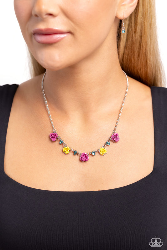 Strike a ROSE Pink Necklace - Jewelry by Bretta