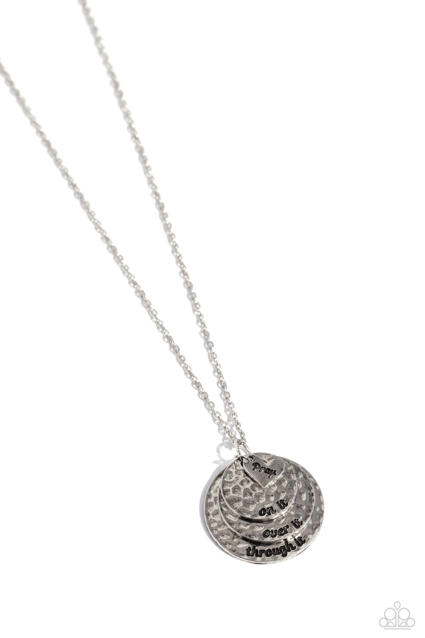 Keep Moving Forward Silver Necklace - Jewelry by Bretta