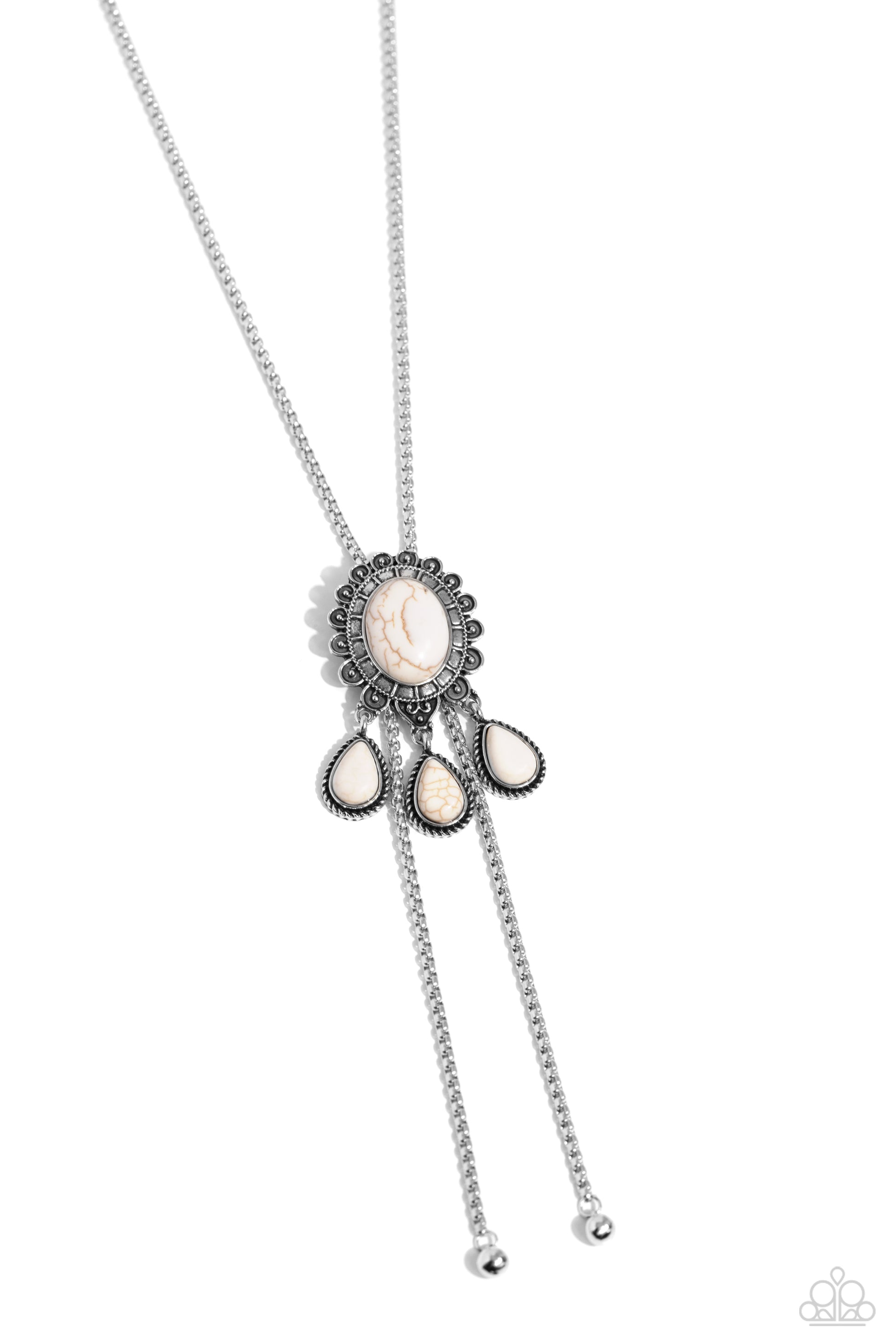 Seize the Serenity White Necklace - Jewelry by Bretta
