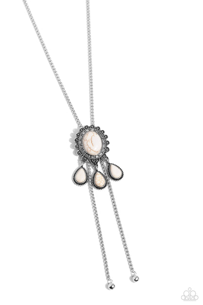 Seize the Serenity White Necklace - Jewelry by Bretta