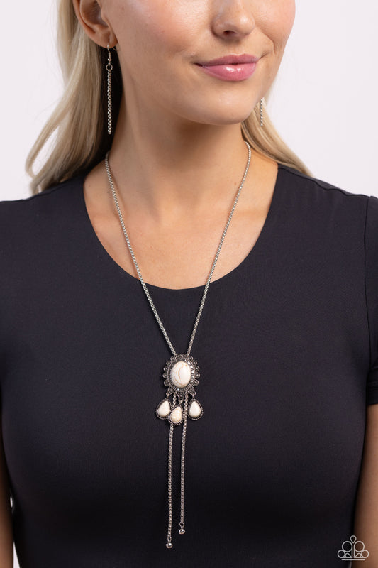 Seize the Serenity White Necklace - Jewelry by Bretta