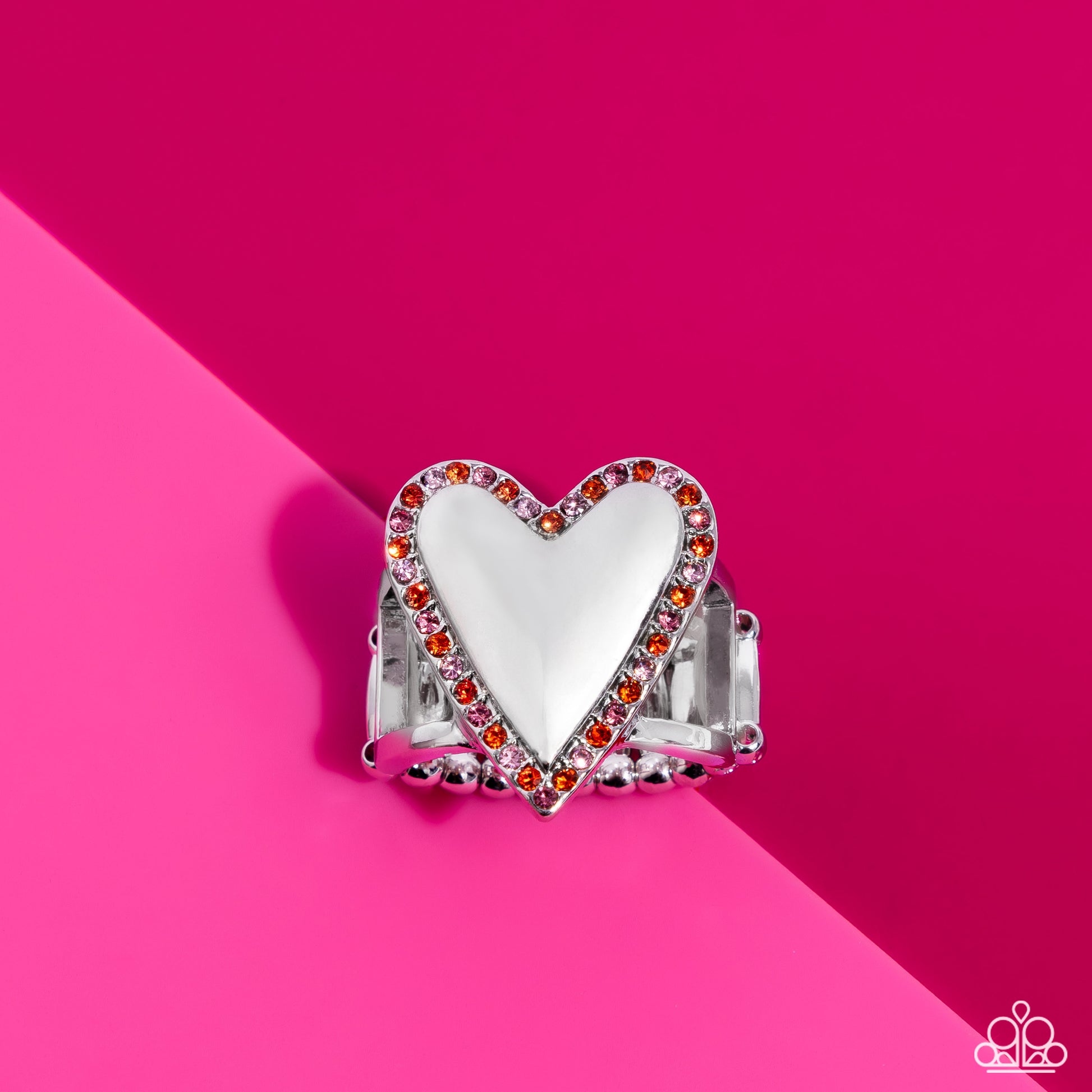 Smitten Shimmer Orange Ring - Jewelry by Bretta
