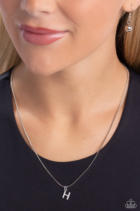 Seize the Initial - Silver - H - Jewelry by Bretta