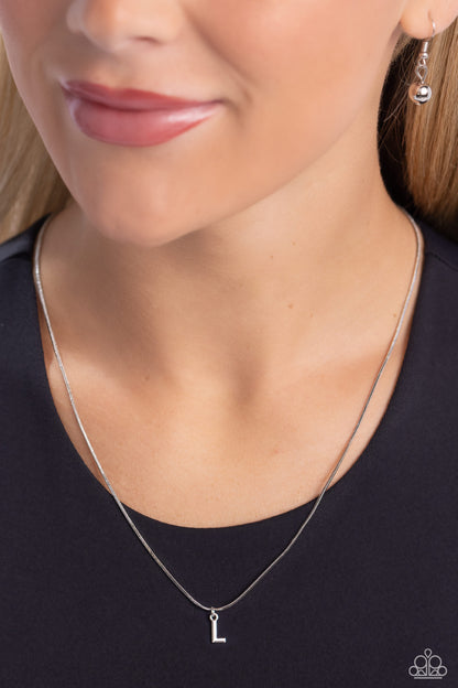Seize the Initial - Silver - L - Jewelry by Bretta