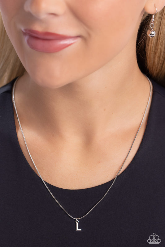 Seize the Initial - Silver - L - Jewelry by Bretta