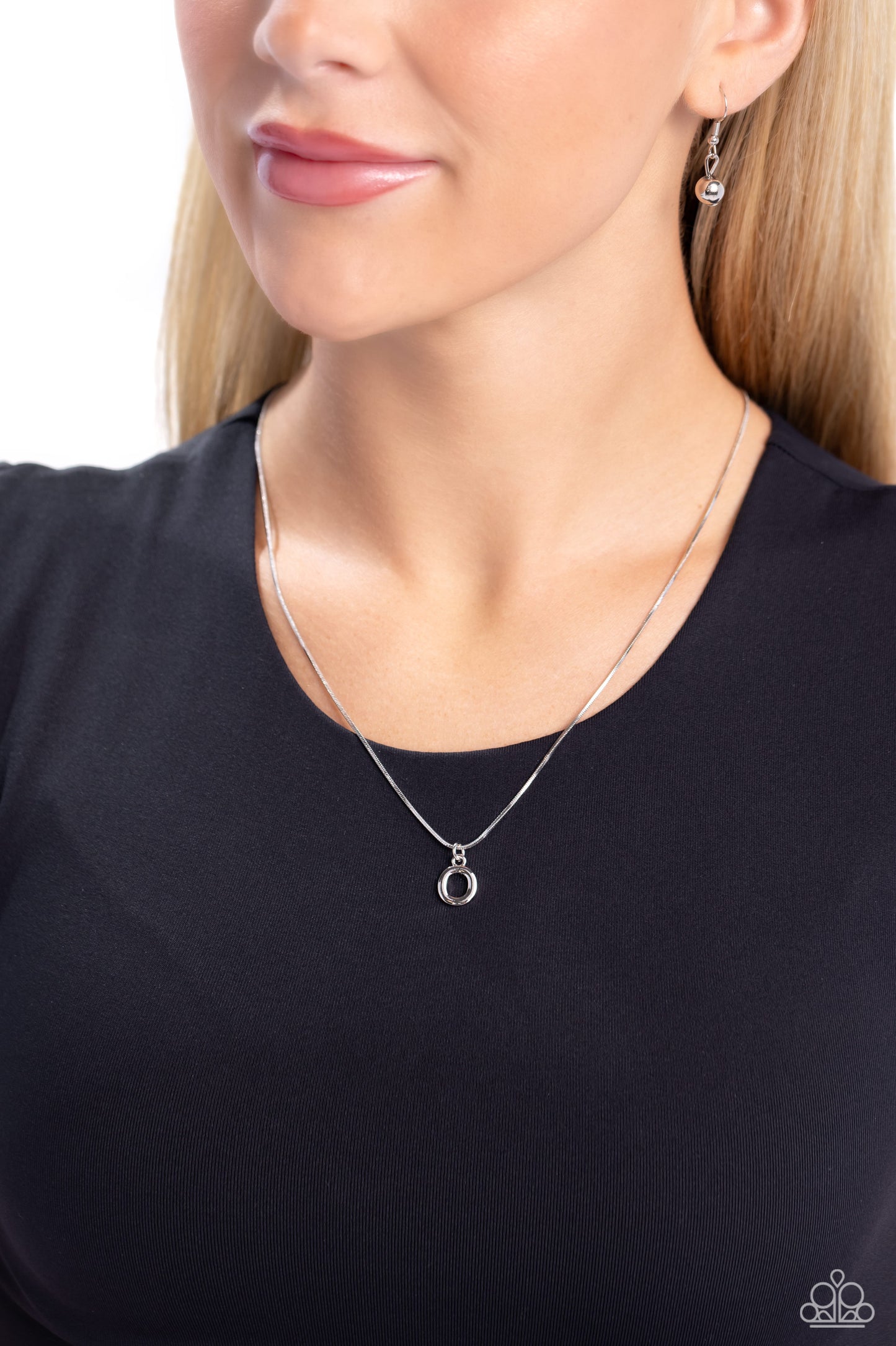 Seize the Initial - Silver O Necklace - Jewelry by Bretta