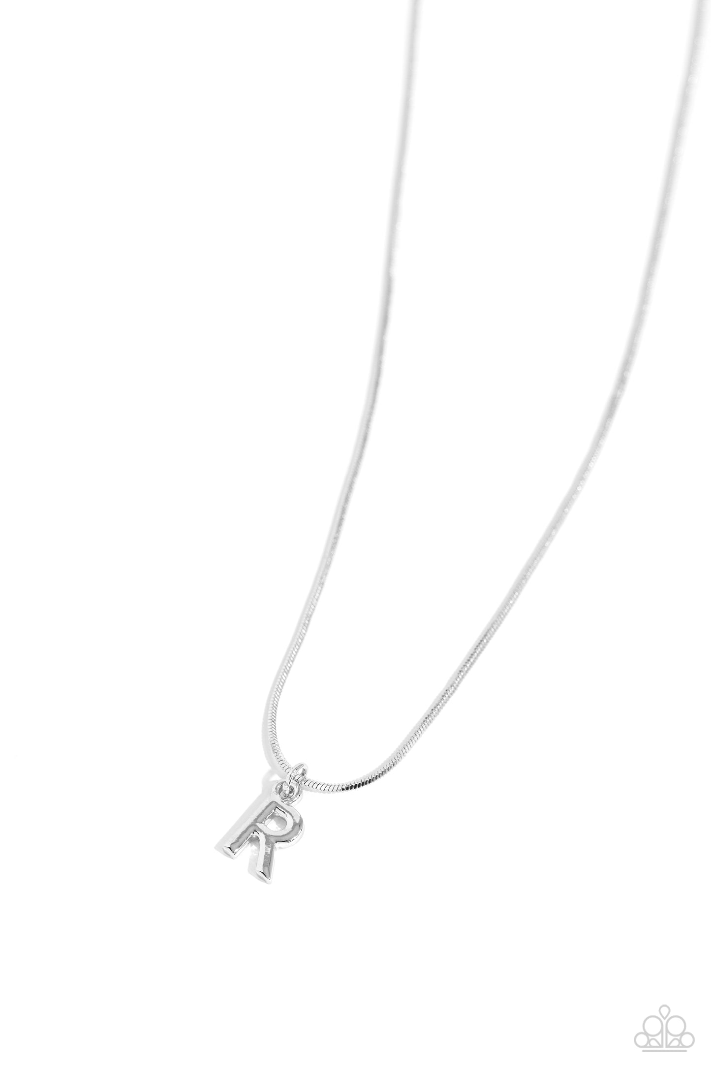 Seize the Initial - Silver R Necklace - Jewelry by Bretta