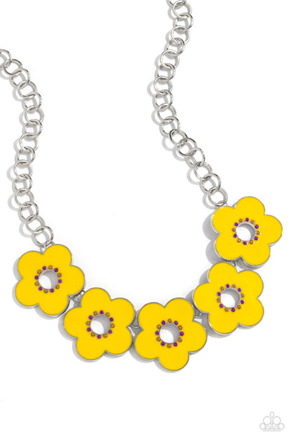 Cartoon Couture Yellow Necklace - Jewelry by Bretta
