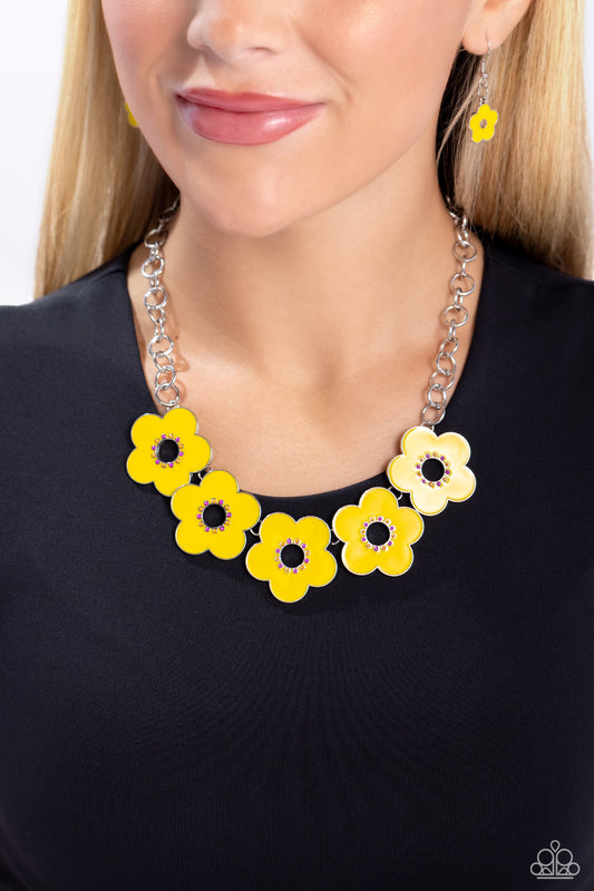 Cartoon Couture Yellow Necklace - Jewelry by Bretta