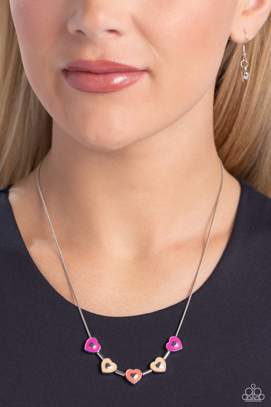ECLECTIC Heart Brown Necklace - Jewelry by Bretta