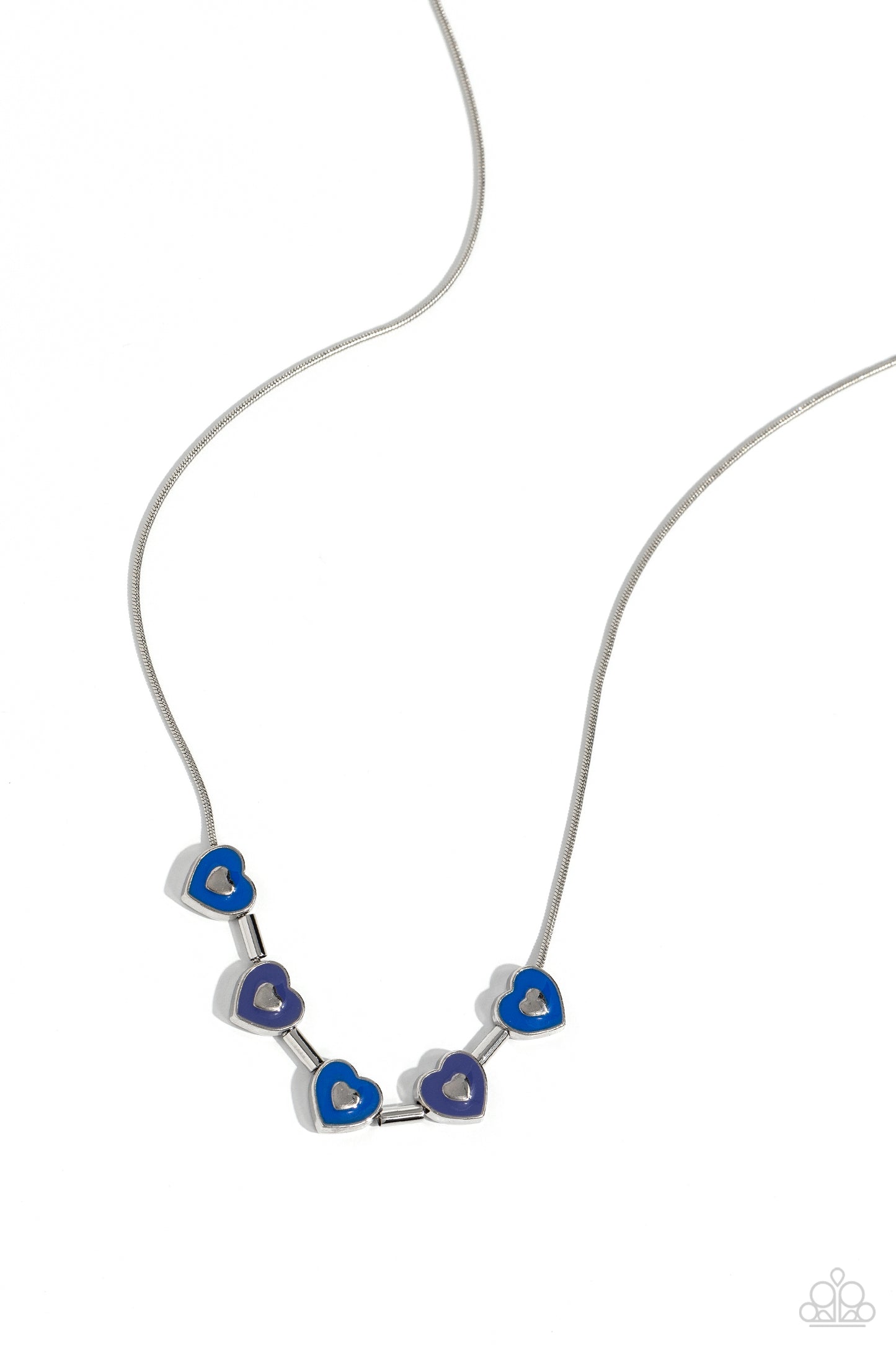 ECLECTIC Heart Blue Necklace - Jewelry by Bretta