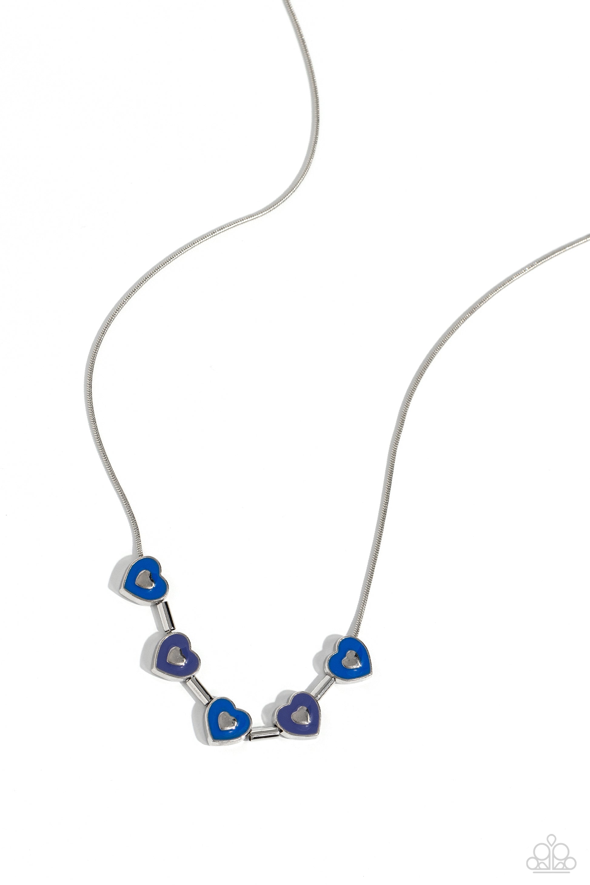 ECLECTIC Heart Blue Necklace - Jewelry by Bretta